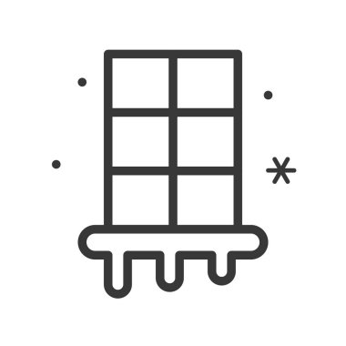 Neşeli Noel cam top koleksiyonu, kardan adam, kar taneleri, yılbaşı ağacı, ev, düz tasarım