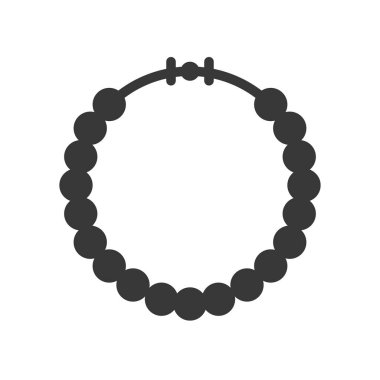 Beyaz arka plan üzerinde izole mücevher dekorasyon vektör çizim