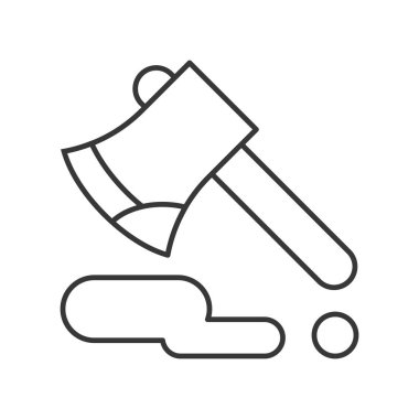 Kanlı balta, cinayet donanımları, Cadılar Bayramı ilgili simgesi