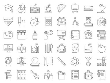 simge seti ile ilgili okul ve eğitim