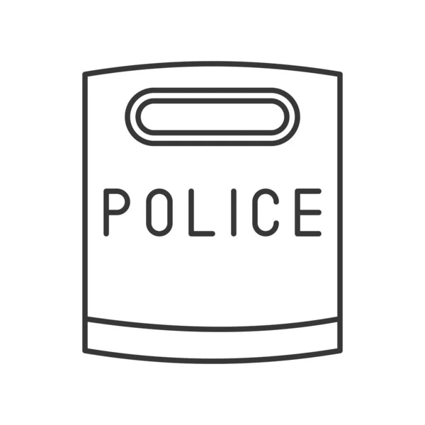 Vector Illustration Police Concept Icon Isolated White Background — Stock Vector