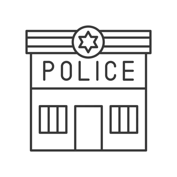 Simple Icon Police Office Vector Illustration — Stock Vector