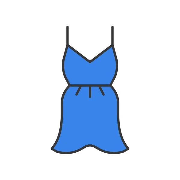 女性の服やアクセサリーのフラットなデザイン アイコン — ストックベクタ
