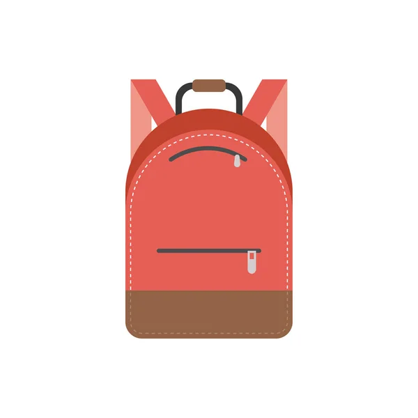 Icono Mochila Diseño Plano — Vector de stock