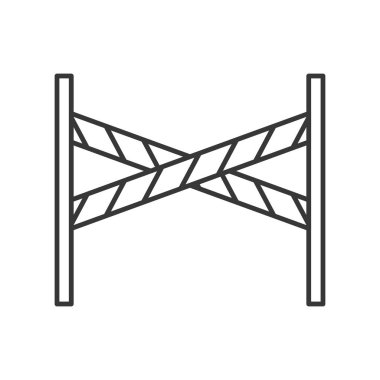 Beyaz arka plan üzerinde izole polis kavramı simge vektör çizim