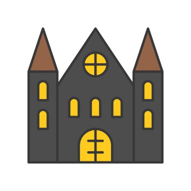 perili köşk, Cadılar Bayramı ilgili simgesi