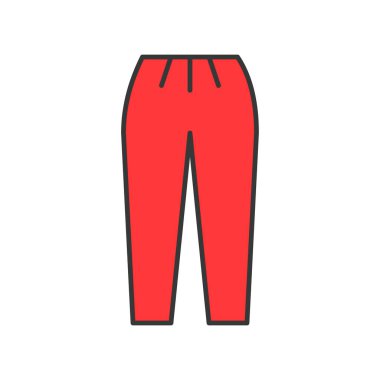 Tasarım simgesi düz Bayan giyim ve aksesuarları 