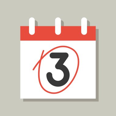 takvim simgesini, düz tasarım vektör piksel mükemmel