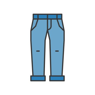 Tasarım simgesi düz Bayan giyim ve aksesuarları 