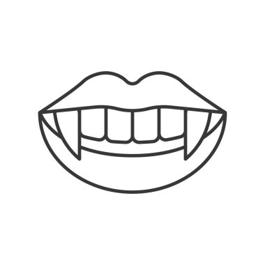 vampir dişleri, Cadılar Bayramı ilgili simgesi