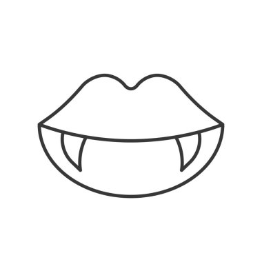 vampir dişleri, Cadılar Bayramı ilgili simgesi