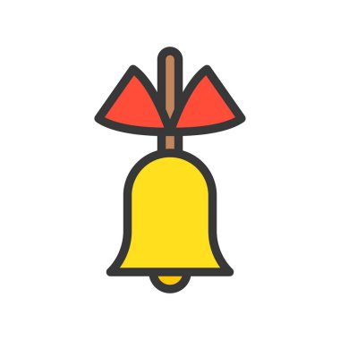 Neşeli Noel cam top koleksiyonu, kardan adam, kar taneleri, yılbaşı ağacı, ev, düz tasarım