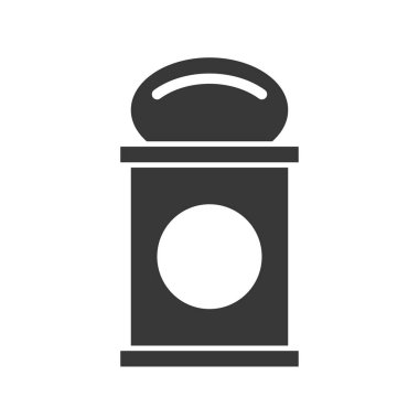 Beyaz arka plan üzerinde izole gıda simge ile yapabilirsiniz vektör çizim