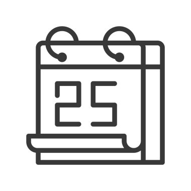 Neşeli Noel renk düz tasarım vektör çizim