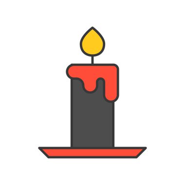 mum, Cadılar Bayramı vektör çizim  