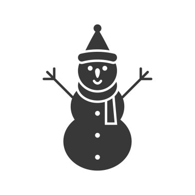 kardan adam Noel ve kış teması, karakter stili