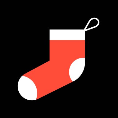 Neşeli Noel renk düz tasarım vektör çizim