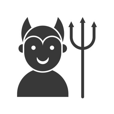 Şeytan ve trident, Cadılar Bayramı simgesi ile ilgili