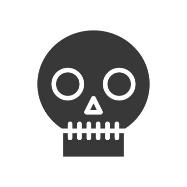 İnsan kafatası, Cadılar Bayramı simge tasarlamak