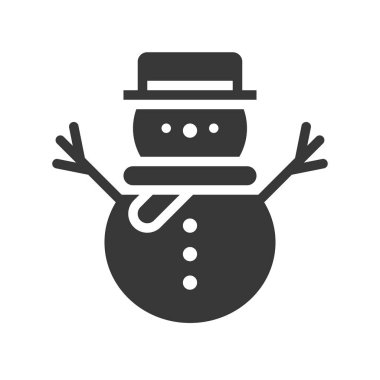 kardan adam Noel ve kış teması, karakter stili