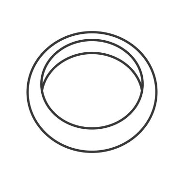 Beyaz arka plan üzerinde izole mücevher dekorasyon vektör çizim