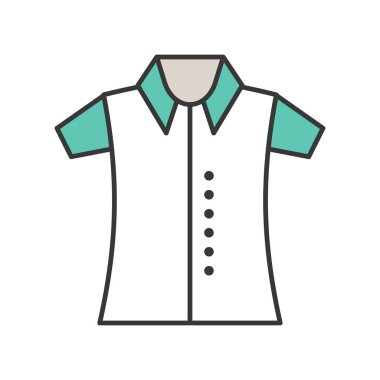 Tasarım simgesi düz Bayan giyim ve aksesuarları 