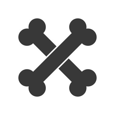 kemik, içi boş anahat simgesini, düzenlenebilir kontur Cadılar Bayramı ile ilgili