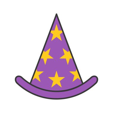 cadı veya Sihirbazı şapka, Cadılar Bayramı ilgili simgesi