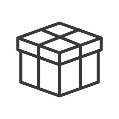 kutusu, Sevkiyat ve teslimat konsept hazır, glif simgesi