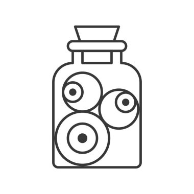 Gözbebekleri kavanoza, Cadılar Bayramı katı simgesi