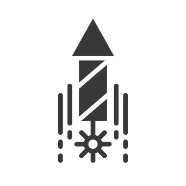 Neşeli Noel renk düz tasarım vektör çizim