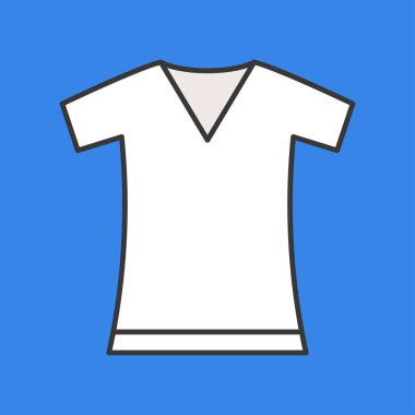 Tasarım simgesi düz Bayan giyim ve aksesuarları 