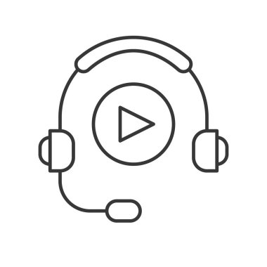 E-öğrenme renk simgesi web için. Vektör çizim