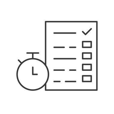 E-öğrenme renk simgesi web için. Vektör çizim