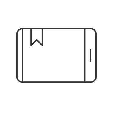 E-öğrenme renk simgesi web için. Vektör çizim