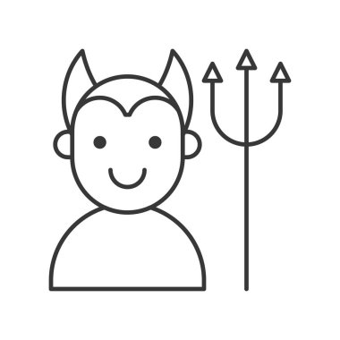 Şeytan ve trident, Cadılar Bayramı simgesi ile ilgili