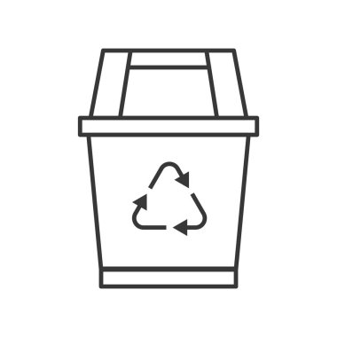 Ev Eşyası beyaz arka plan üzerinde izole vektör çizim