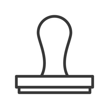 Stamp, vektör çizim basit simgesi