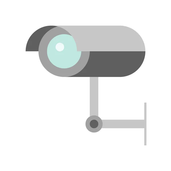 Eenvoudige Pictogram Van Cctv Camera Vectorillustratie — Stockvector