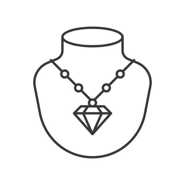 Illustration Vectorielle Décoration Bijoux Isolé Sur Fond Blanc — Image vectorielle