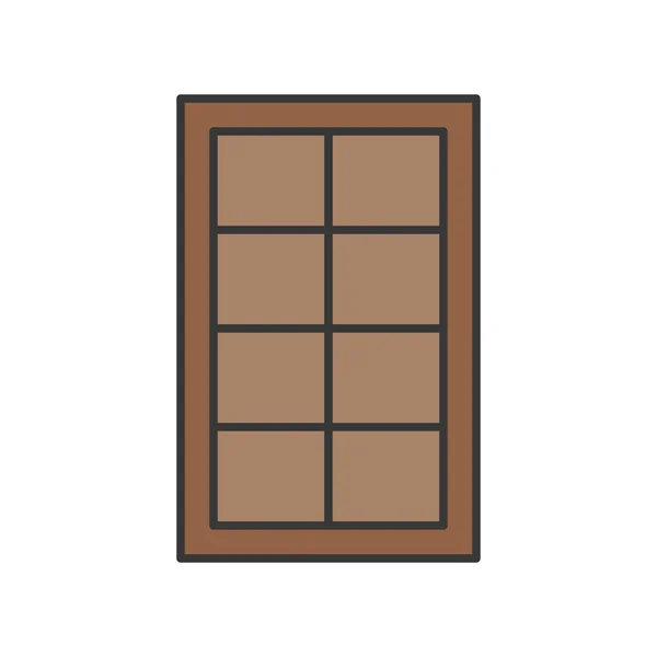 Vektorové Ilustrace Čokoládové Ikony Izolovaných Bílém Pozadí — Stockový vektor