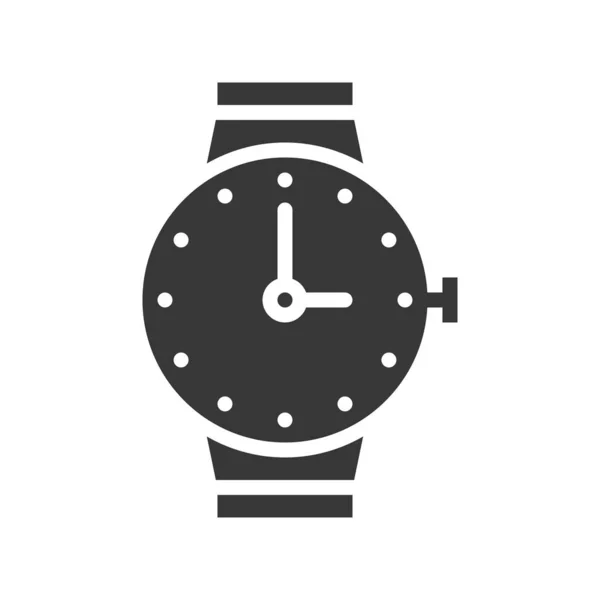 Векторна Ілюстрація Годинника Ізольовано Білому Концепція Часу — стоковий вектор