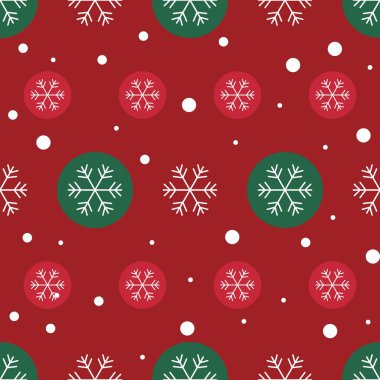 Kar tanesi, Noel seamless modeli kaydırma kağıt hediye, duvar kağıdı veya arka plan olarak kullanmak için