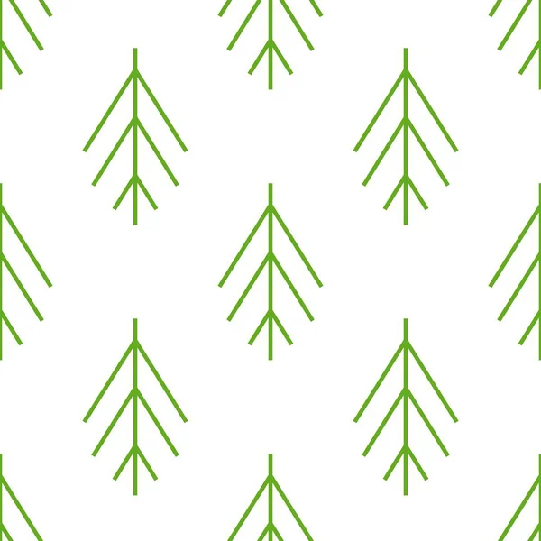 Tema Árvore Natal Padrão Sem Costura Natal Para Uso Como — Vetor de Stock