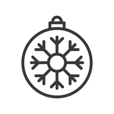 basit Noel biblo simgesi, vektör çizim