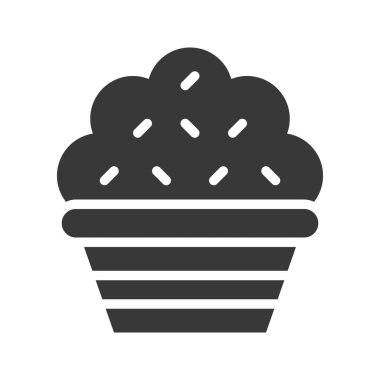 şeker ile Noel kek simgesi dekorasyon