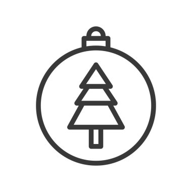 basit Noel biblo simgesi, vektör çizim