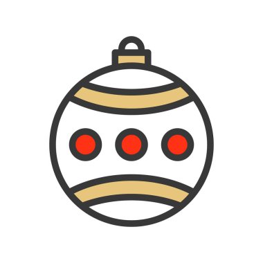 basit Noel biblo simgesi, vektör çizim