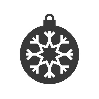 basit Noel biblo simgesi, vektör çizim