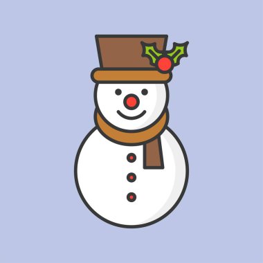 kardan adam anahat simgesini menekşe arka plan, kış ve Noel kavramı